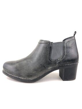 Dansko Harlene Gray Leather Ankle Boots EUR 41